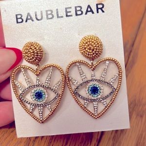 Earrings - BaubleBar Evil Eye Design